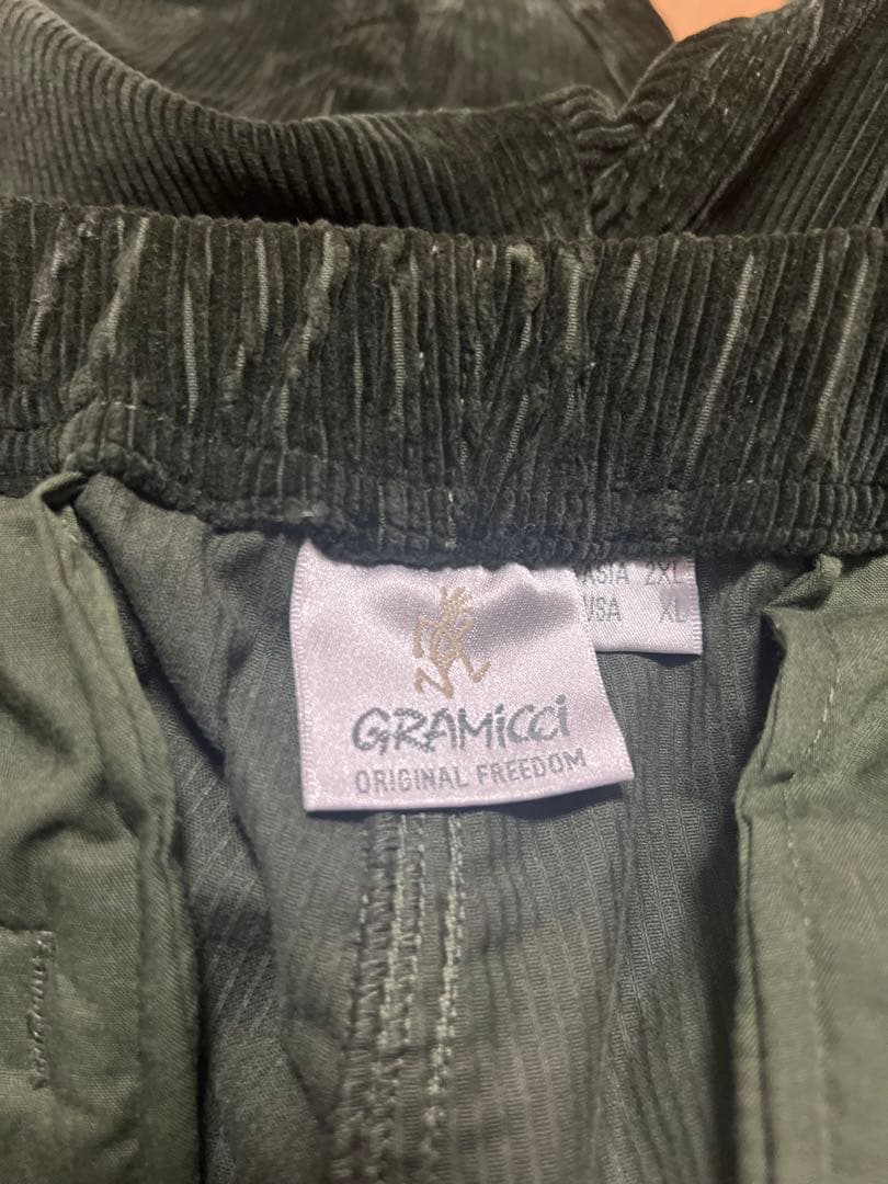 ⭐︎値下げ⭐︎ 極美品　GRAMiCCi コーデュロイパンツ　ダークグリーン