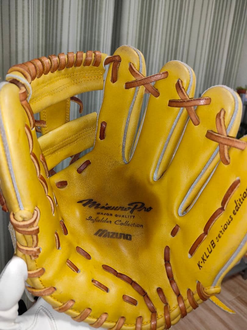MizunoPro KK.KLUB serious edition イエロー