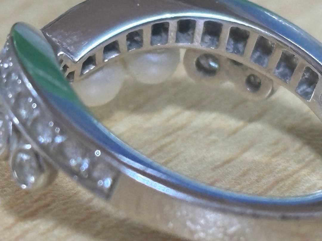 ショーメ ジョゼフィーヌ エグレット パール リング K18WG 小受ママ