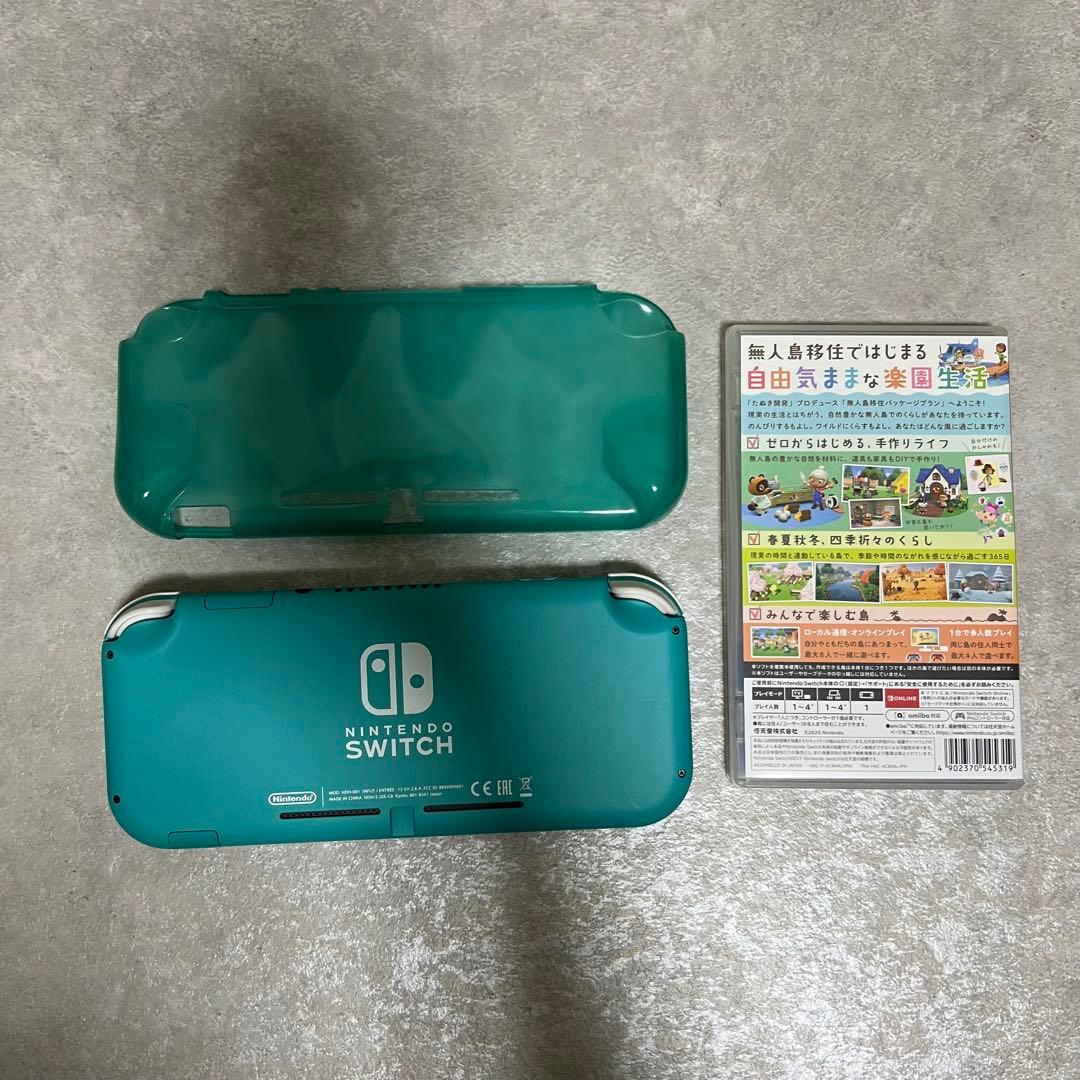 任天堂 Switch Lite ターコイズブルー / どうぶつの森カセット