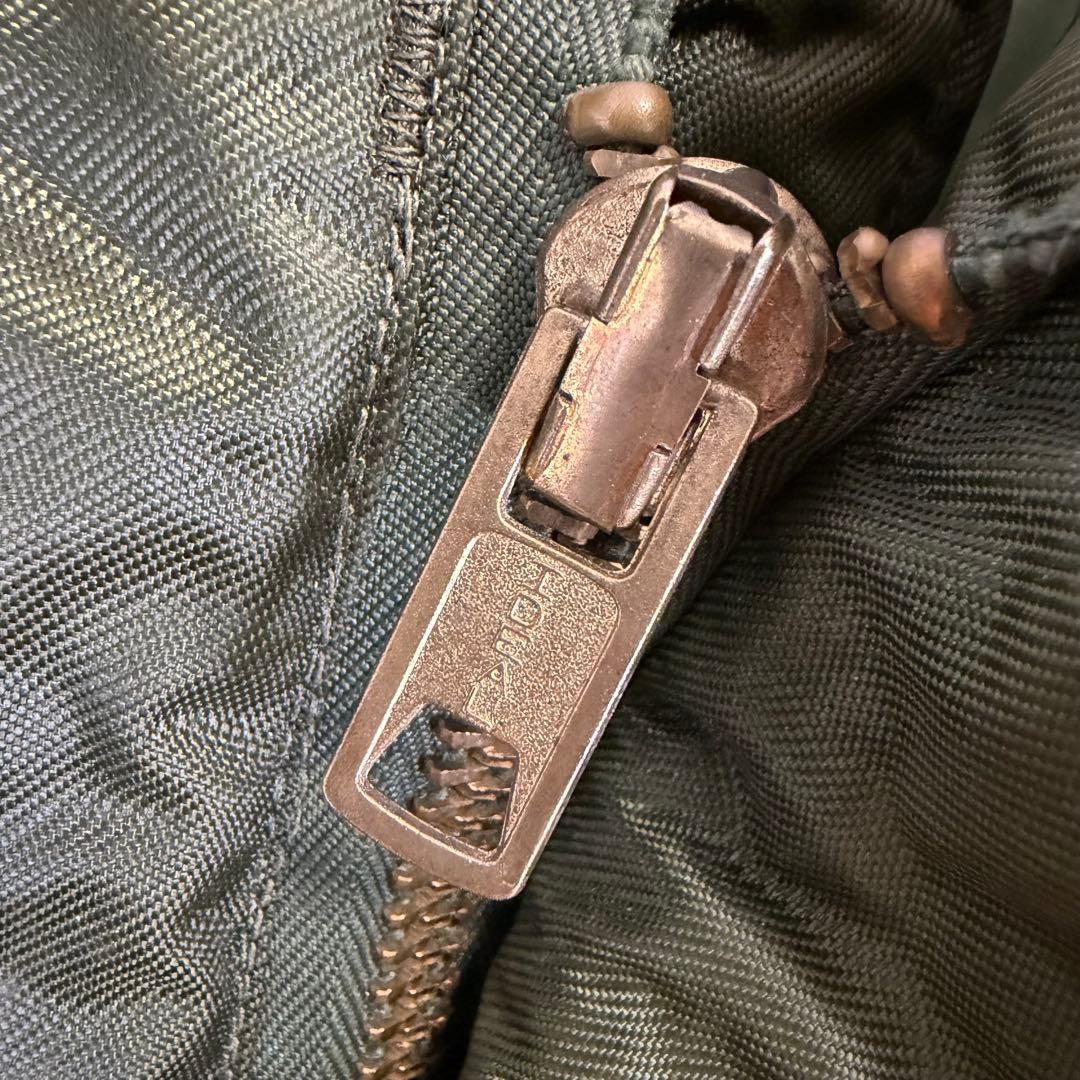 希少 US NAVY ALPHA 80s 88年製 ステンシル ナイロン