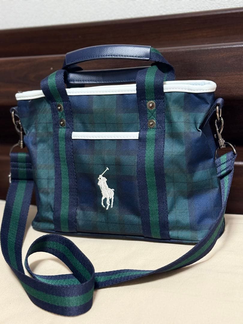Ralph Lauren POLO GOLF カートバッグ　チェック　2WAY