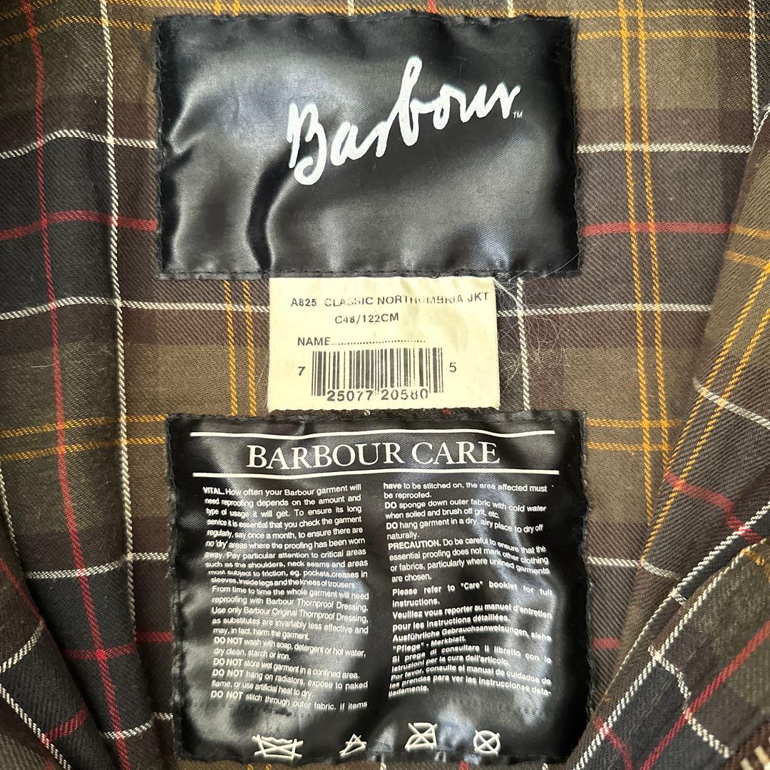 ENGLAND製 Barbour NORTHUMBRIA オイルドジャケット