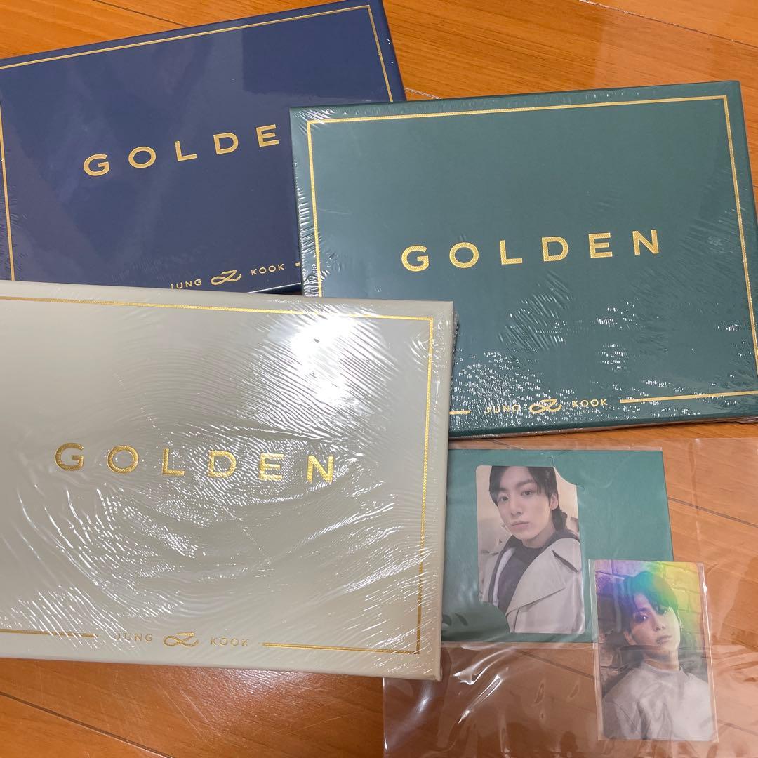 【新品未開封・特典付き】golden ジョングク　アルバム　3形態セット