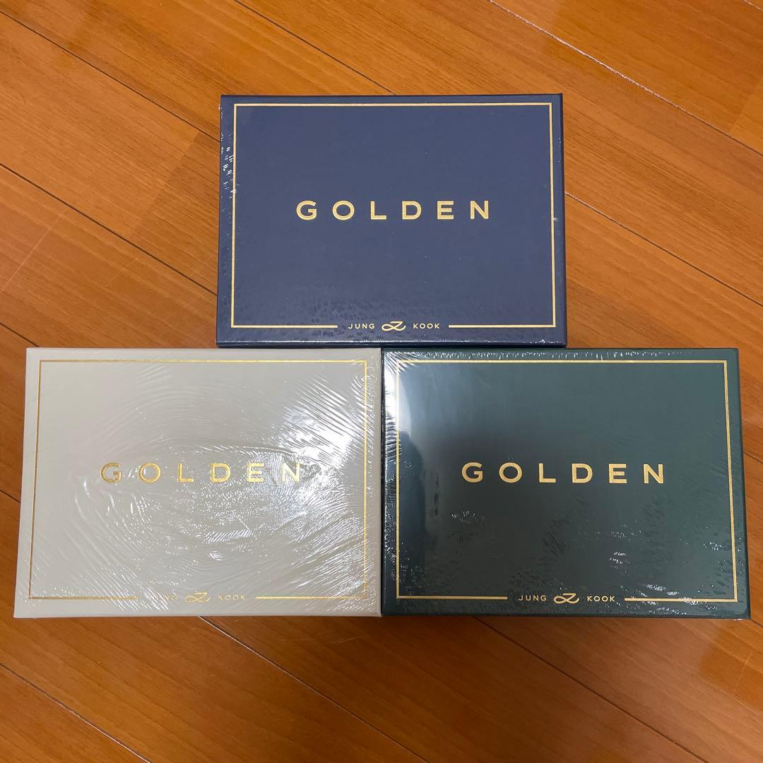 【新品未開封・特典付き】golden ジョングク　アルバム　3形態セット