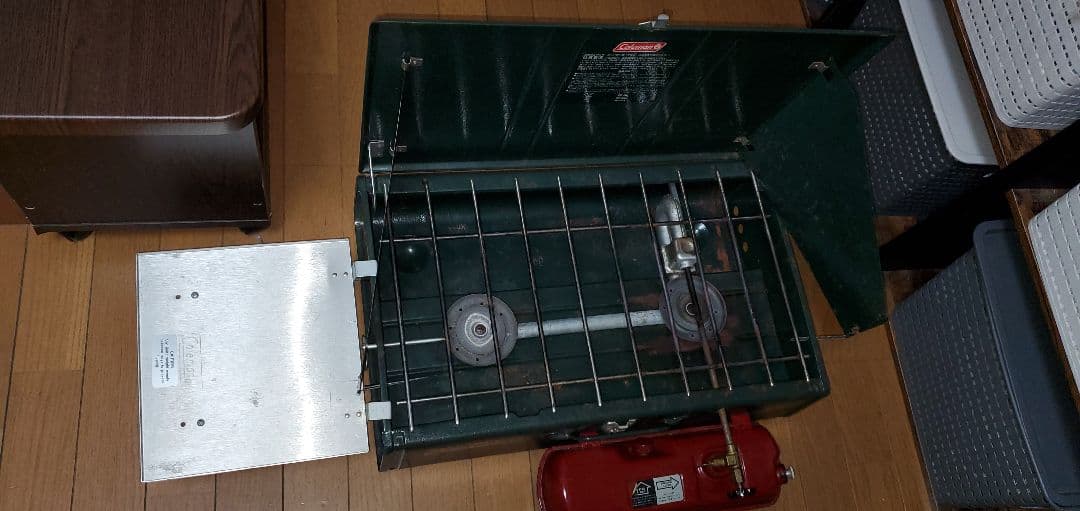 Coleman/コールマン　ツーバーナー413H　アルミサイドトレー付属