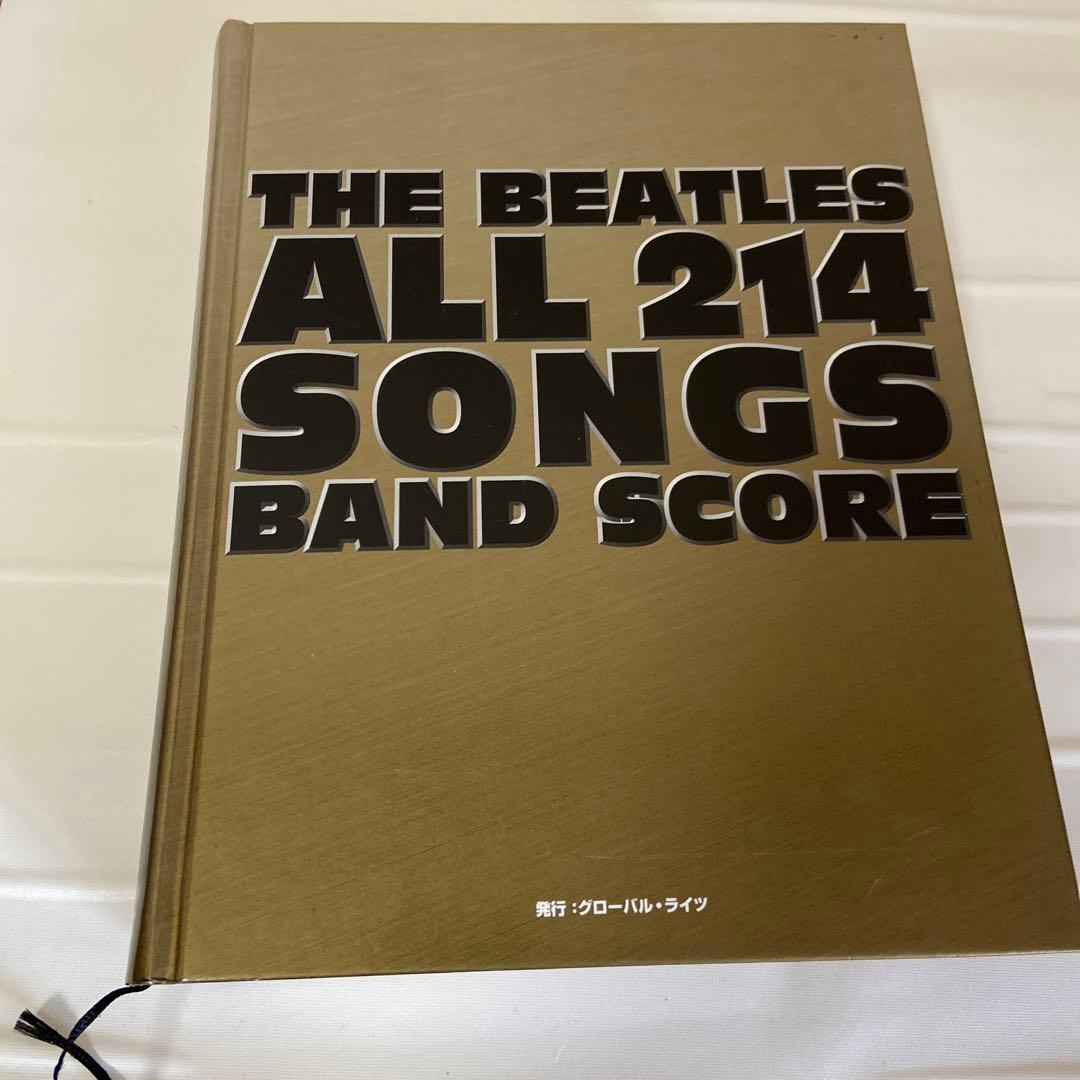 邦楽 THE BEATLES ALL 214 SONGS BAND SCORE