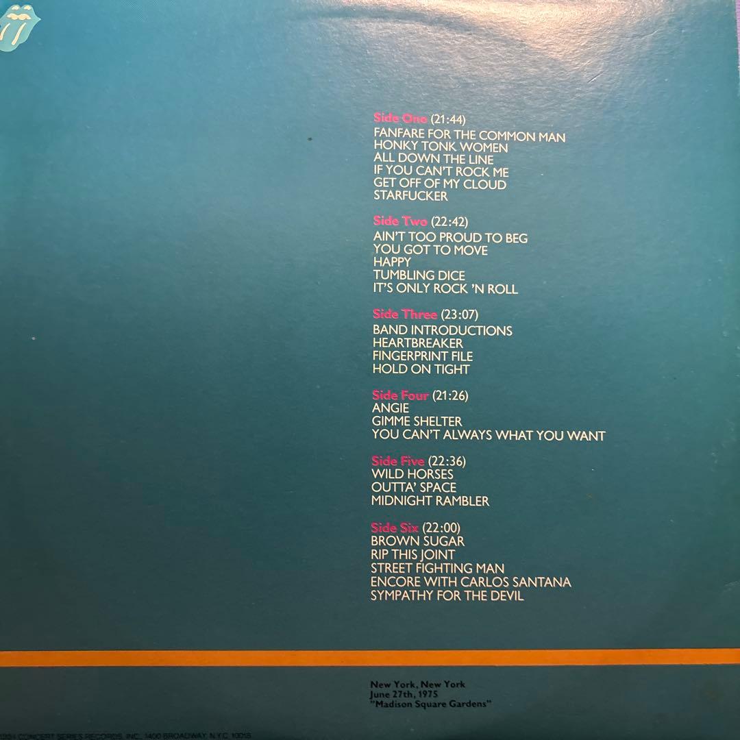 ローリングストーンズ 1975-76 LP 4タイトル