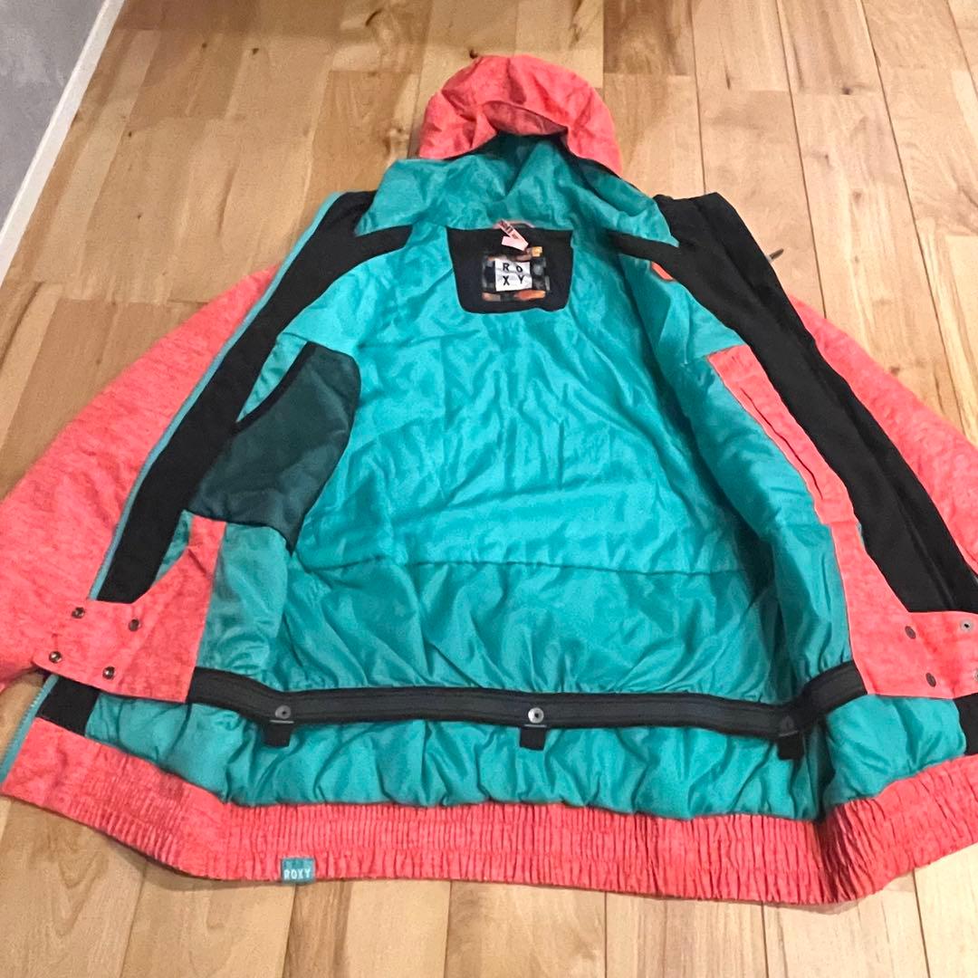 ROXY ロキシー スノーボードウェア 上下セット ピンク 黒