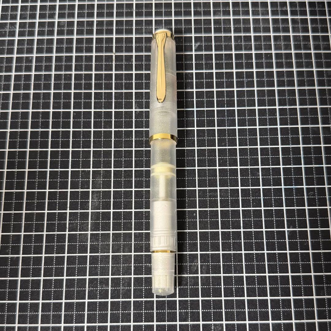 ペリカン 万年筆 M200 ゴールデンベリル F