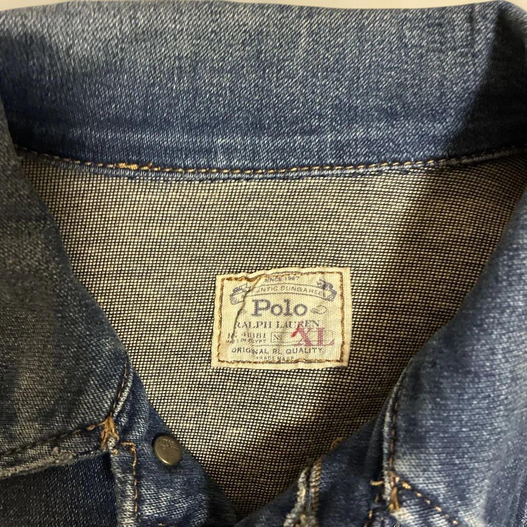 Polo Ralph Lauren デニムジャケット 白タグ XL