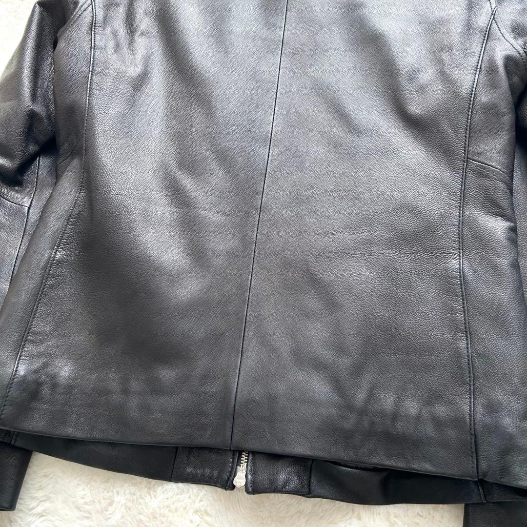 【美品】ユナイテッドアローズ ライダース レザージャケット 黒　即完　XL