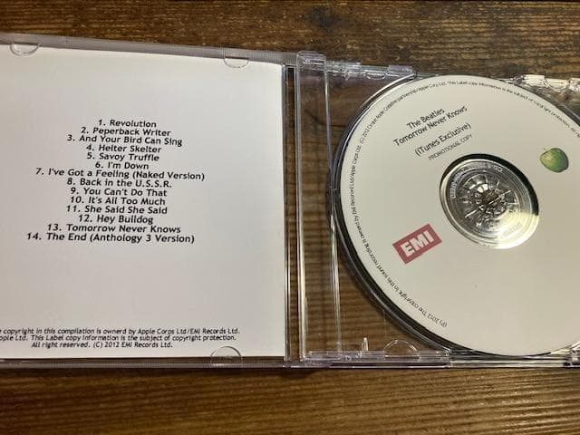 洋楽 Beatles Anthology Highlights tomorrow ..