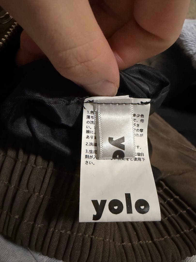 yolo レザーフェイクジャケット