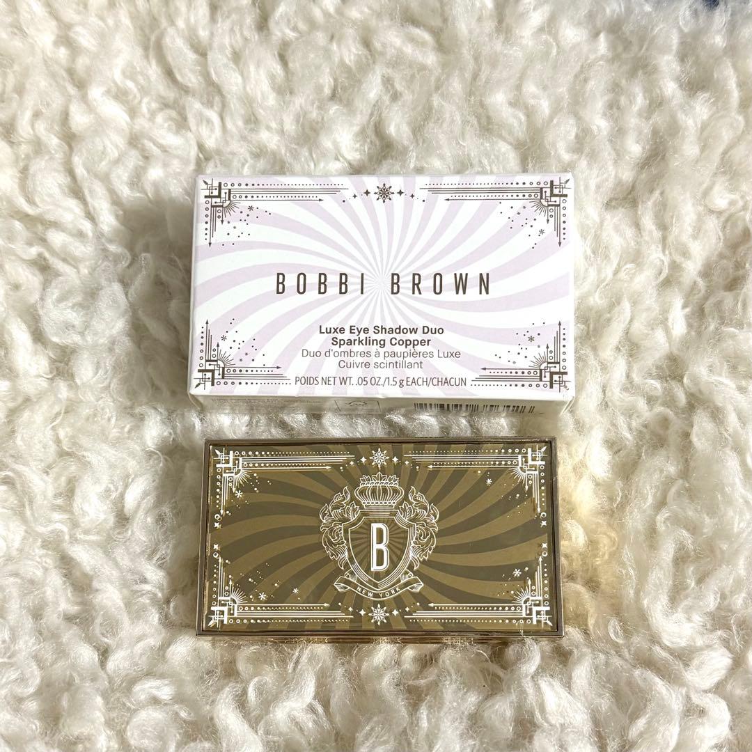 BOBBI BROWN リュクスアイシャドウデュオ スパークリングコパー