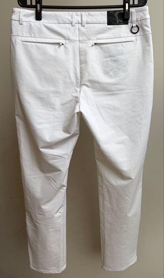 マークアンドロナ ホワイトフィットパンツ XL