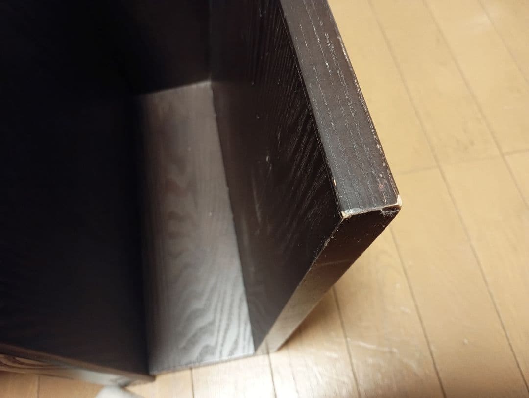 モリタインテリアトーノ昇降式収納付リフティングテーブル　　ホワイト/ウェンジ白黒