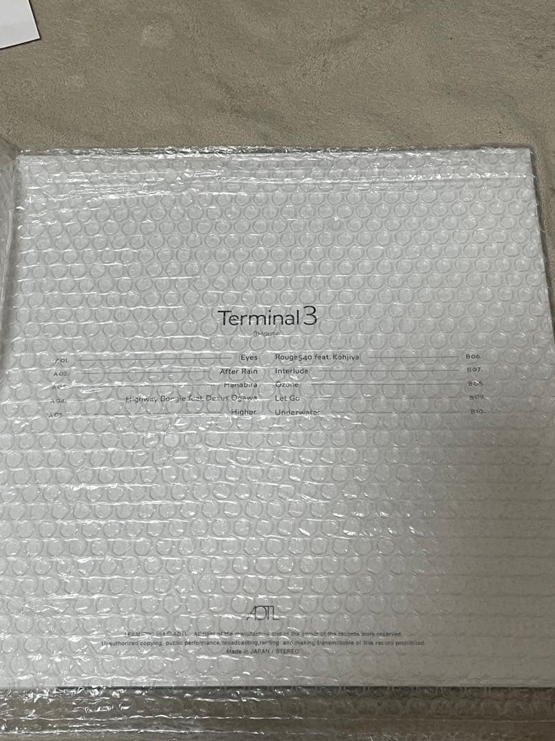 3House terminal3 レコード LP新品未使用 カラー