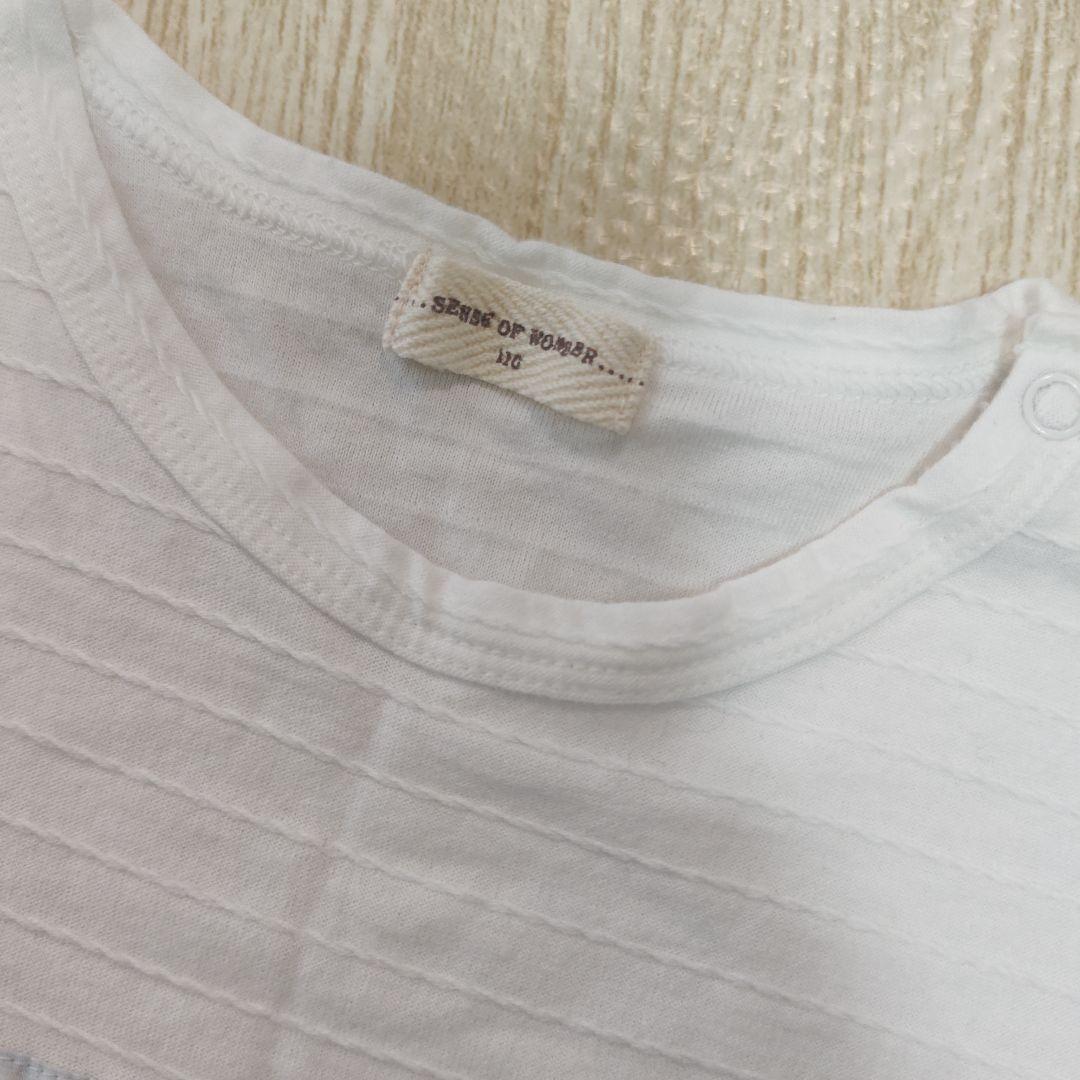 【美品】センスオブワンダー　兄妹　リンク　チュニックTシャツ　リバティ　地図