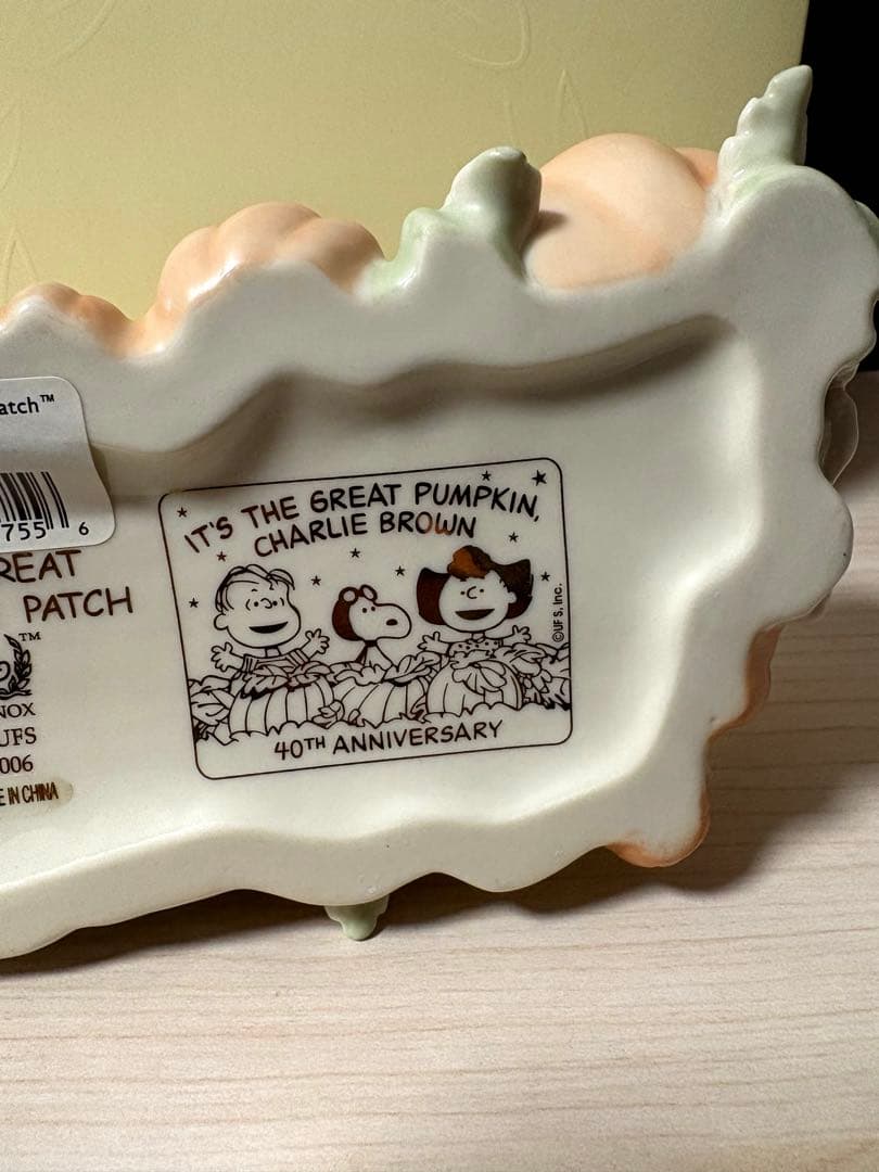 LENOX レノックス PEANUTS ザ•グレート•パンプキン 置物 レア！