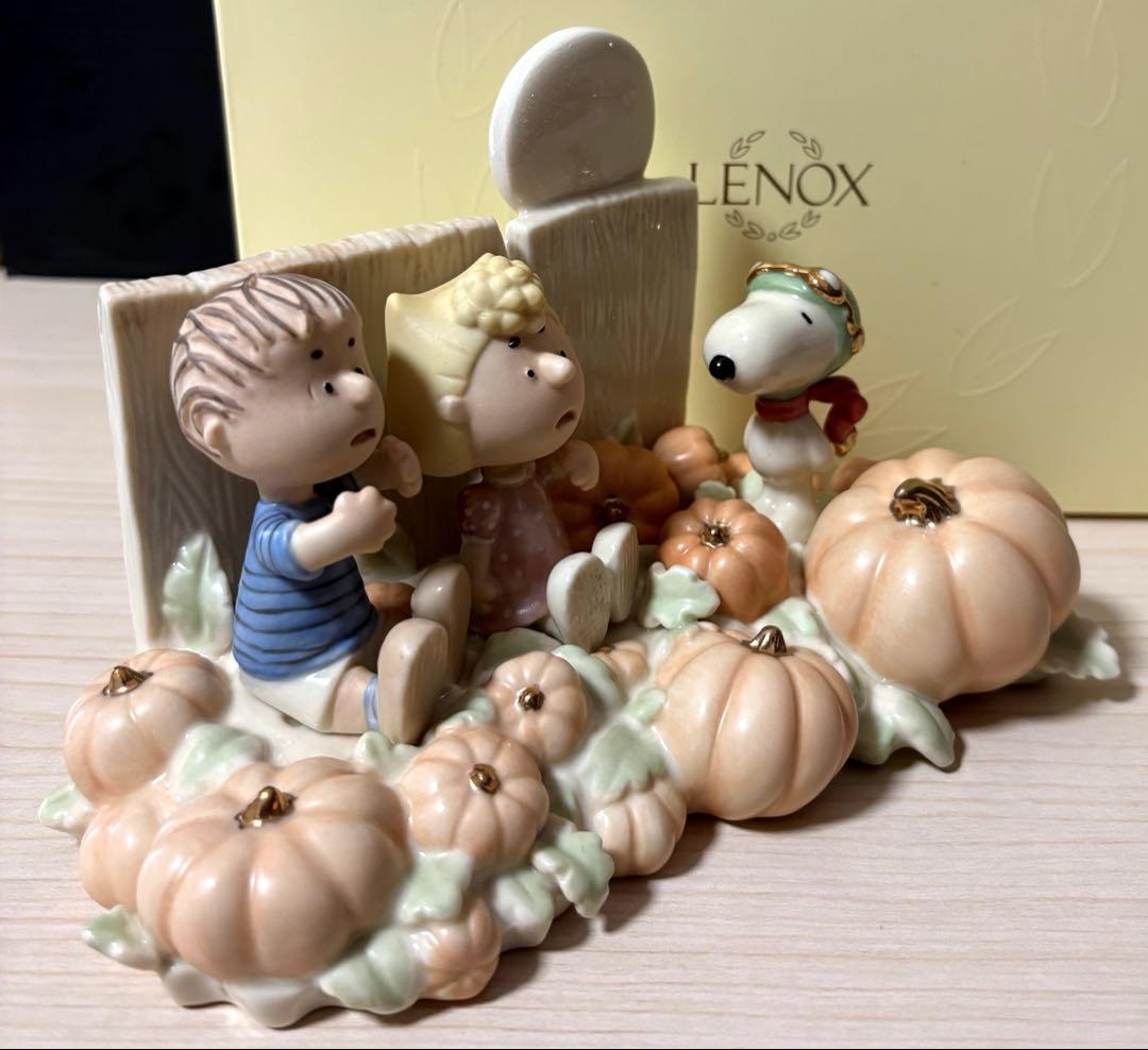 LENOX レノックス PEANUTS ザ•グレート•パンプキン 置物 レア！