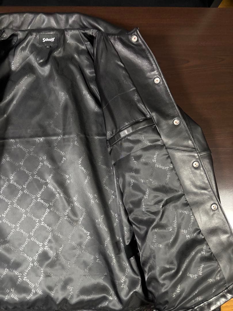 Schott シープレザーコーチジャケット　782-3950081