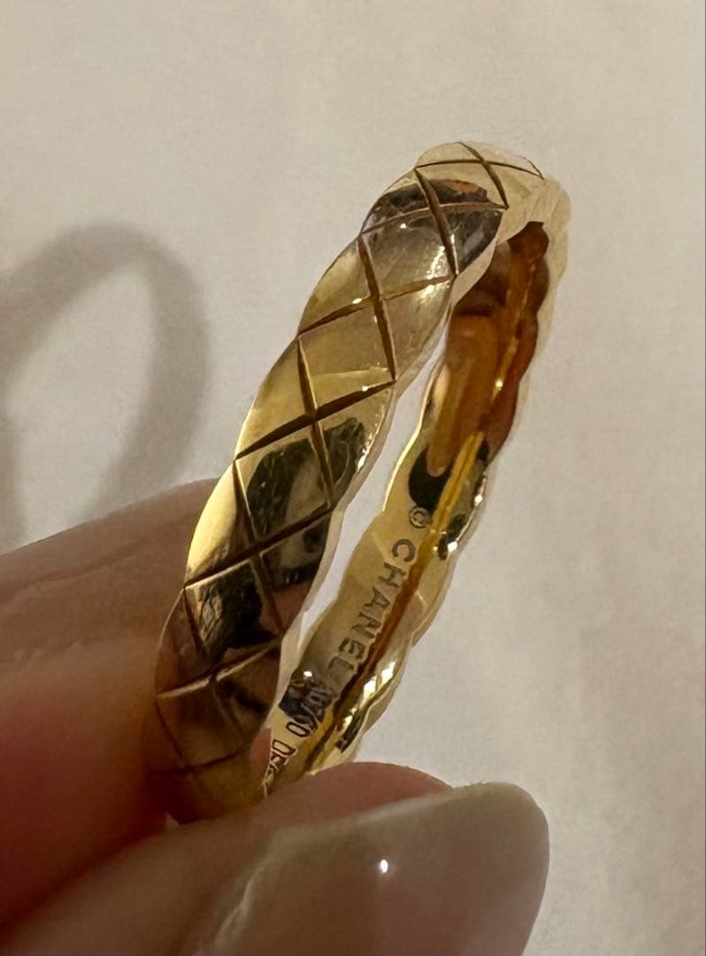 CHANEL / ココクラッシュ リング（18K イエローゴールド ミニモデル）