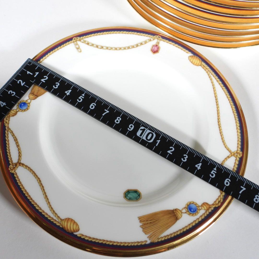 廃盤 ノリタケ TASSELL 4711 皿プレート 9枚 金彩 17cm