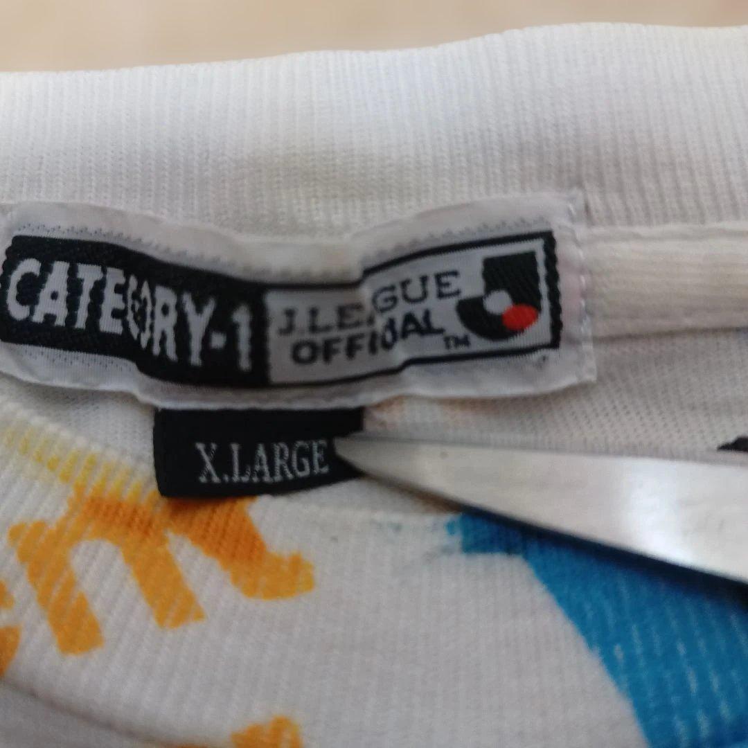 レア品 90s Jリーグ　清水エスパルス　 ヴィンテージ 総柄 Tシャツ