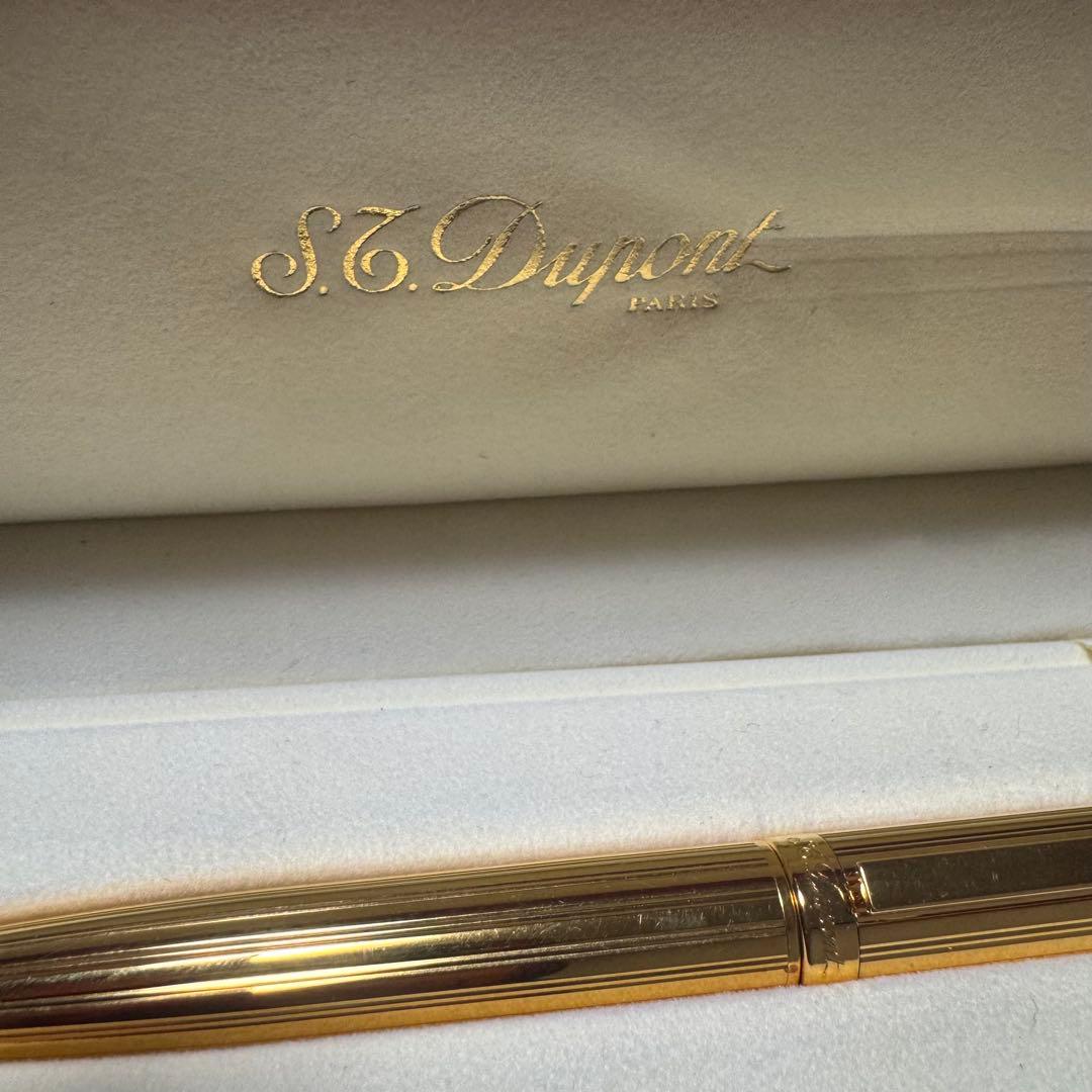 希少 S.T. Dupont デュポン クラシック ボールペン ゴールド