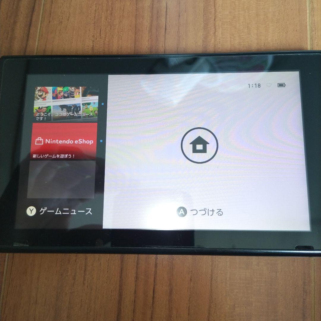 Switch本体のみ18　SNシールなし