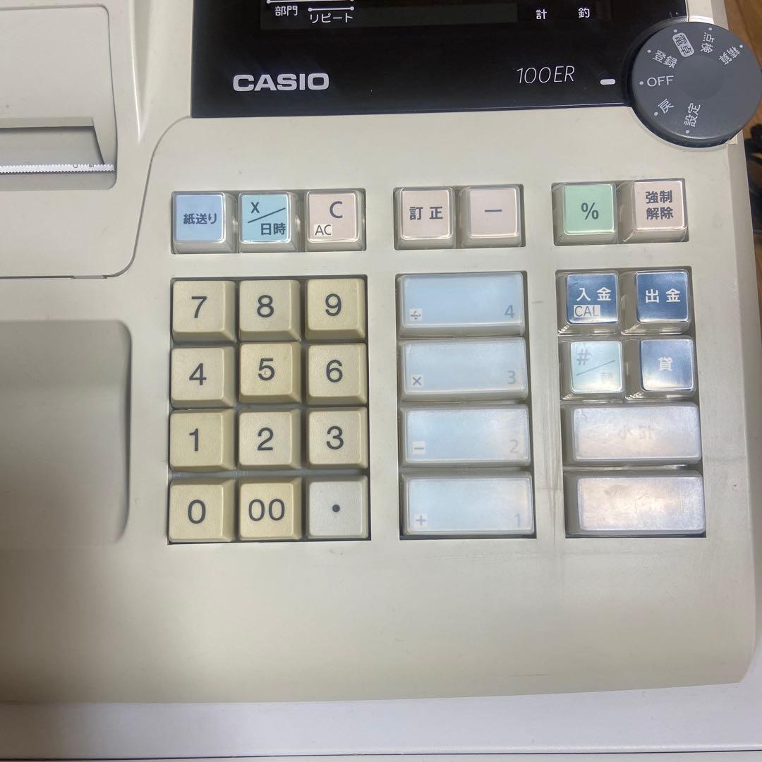 CASIO カシオ　レジ　100ER レジスター