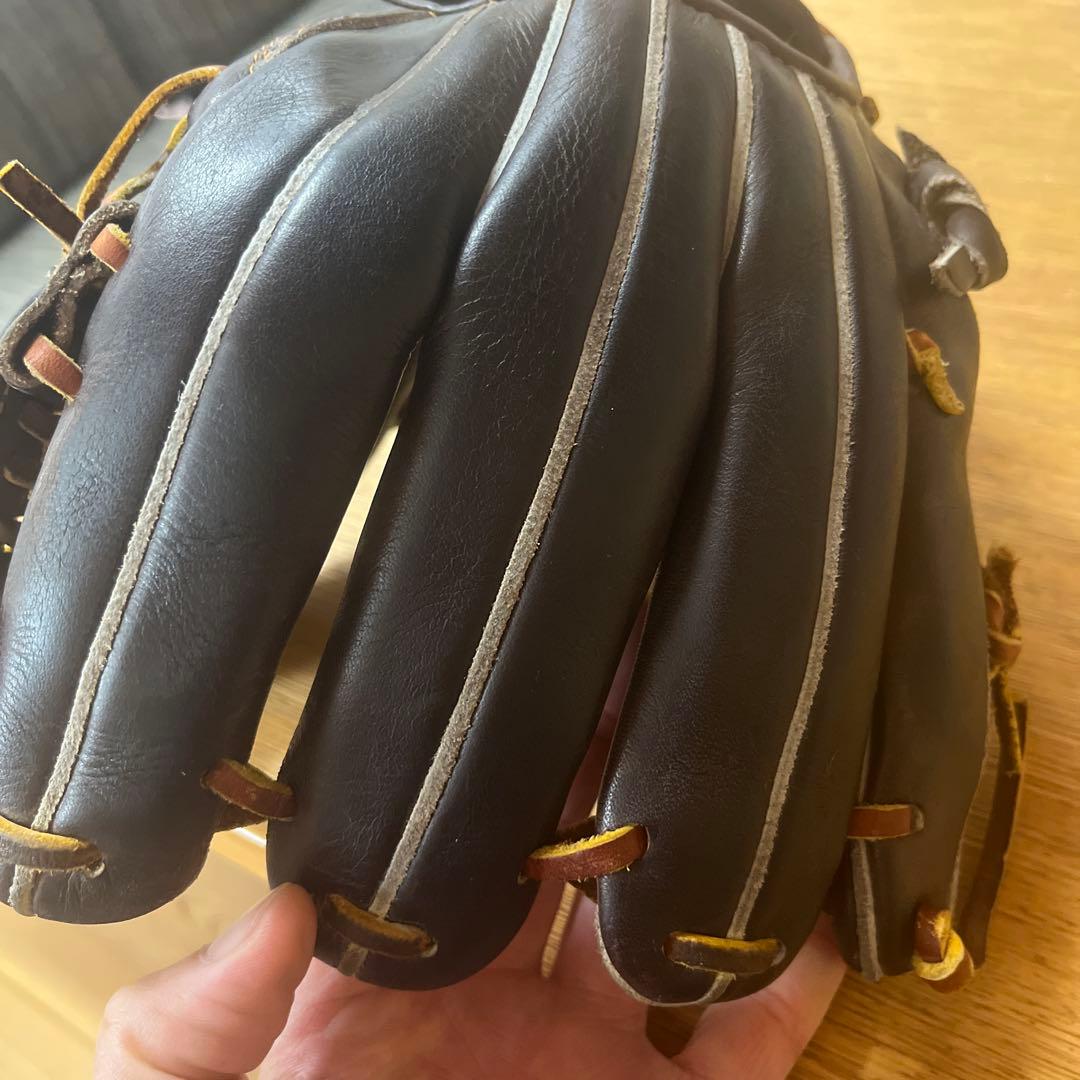 Zeemsジームス軟式内野手　翌日発送　三方親湯もみ型付け　使用回数少ない　美品