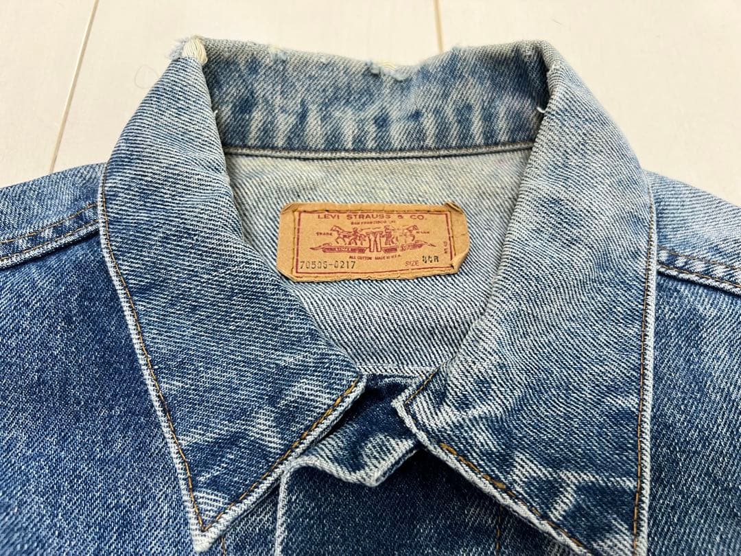 44R Levi`s 70506-0217 ヴィンテージデニムジャケット USA