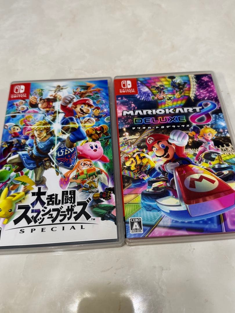 Nintendo Switch 有機EL ソフト2点＋microSD 64G付き