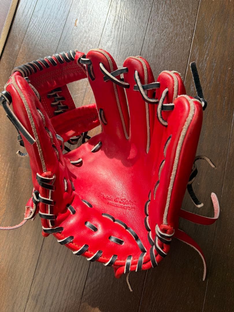 MIZUNO PROSTATUS 硬式グローブ レッド
