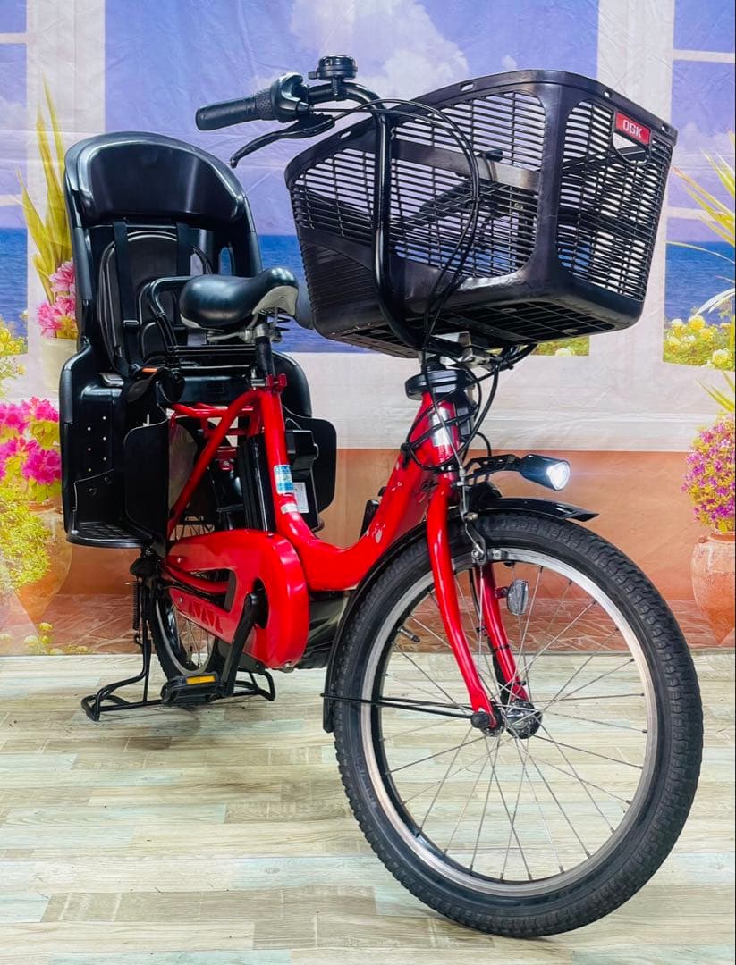 パスキス⭐️激レアモデル！ヤマハ子供乗せ電動アシスト自転車Y3432