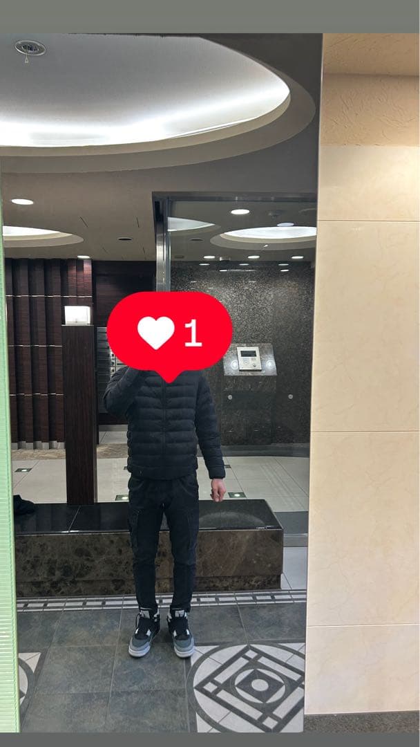 STONE  ブラックカーゴパンツ