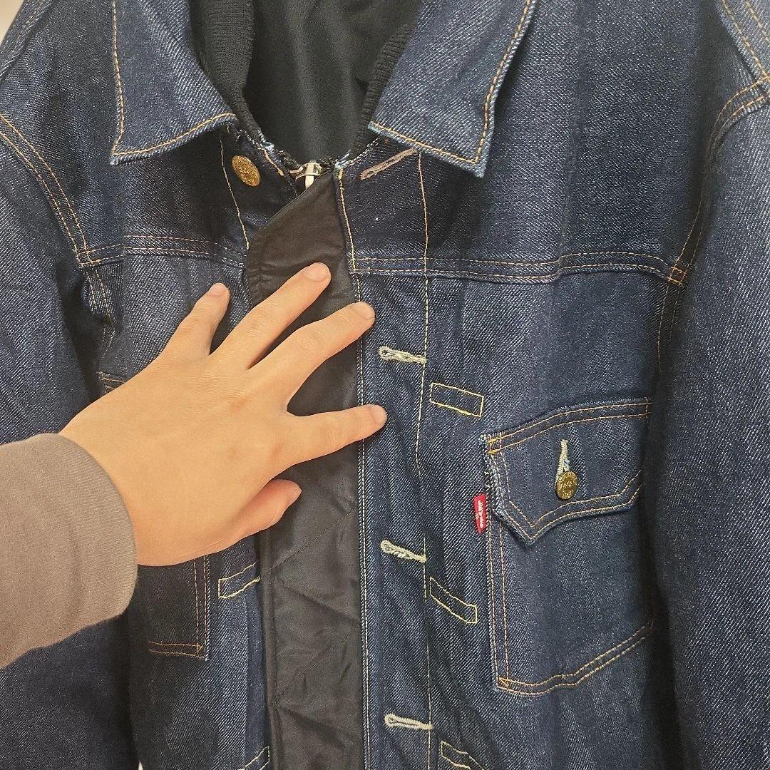 sacai×Levi's デニム・MA-1ドッキングリバーシブルブルゾン 1
