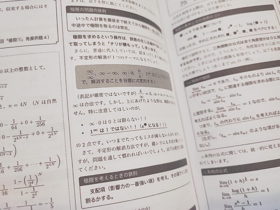 鉄緑会　森嶋先生　高3数学SAクラス　入試数学鉄則集　駿台　河合塾　東進　SEG