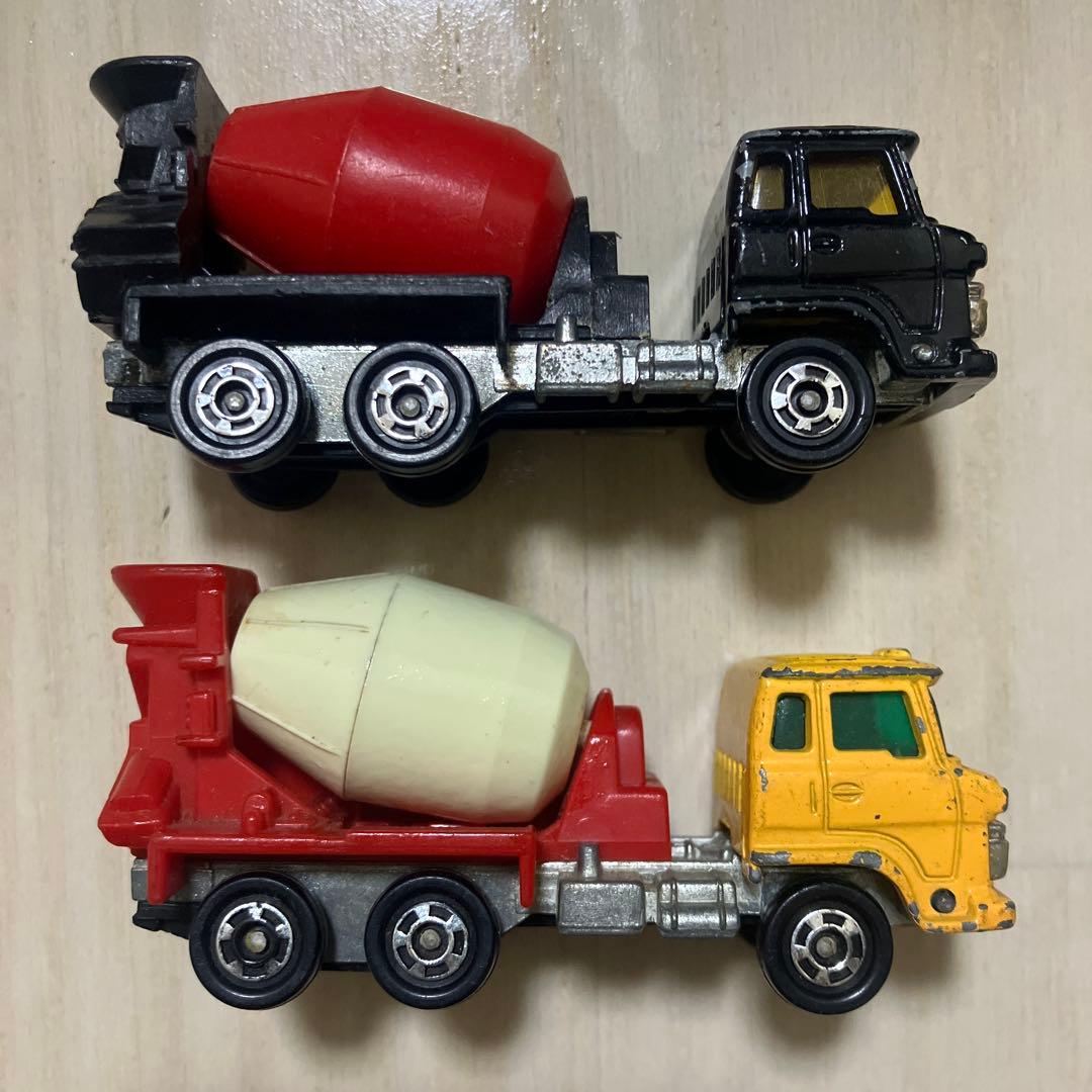 こ*ち様 黒箱トミカ No53 日野 ミキサーカー 日本製 レアカラー 2台セッ
