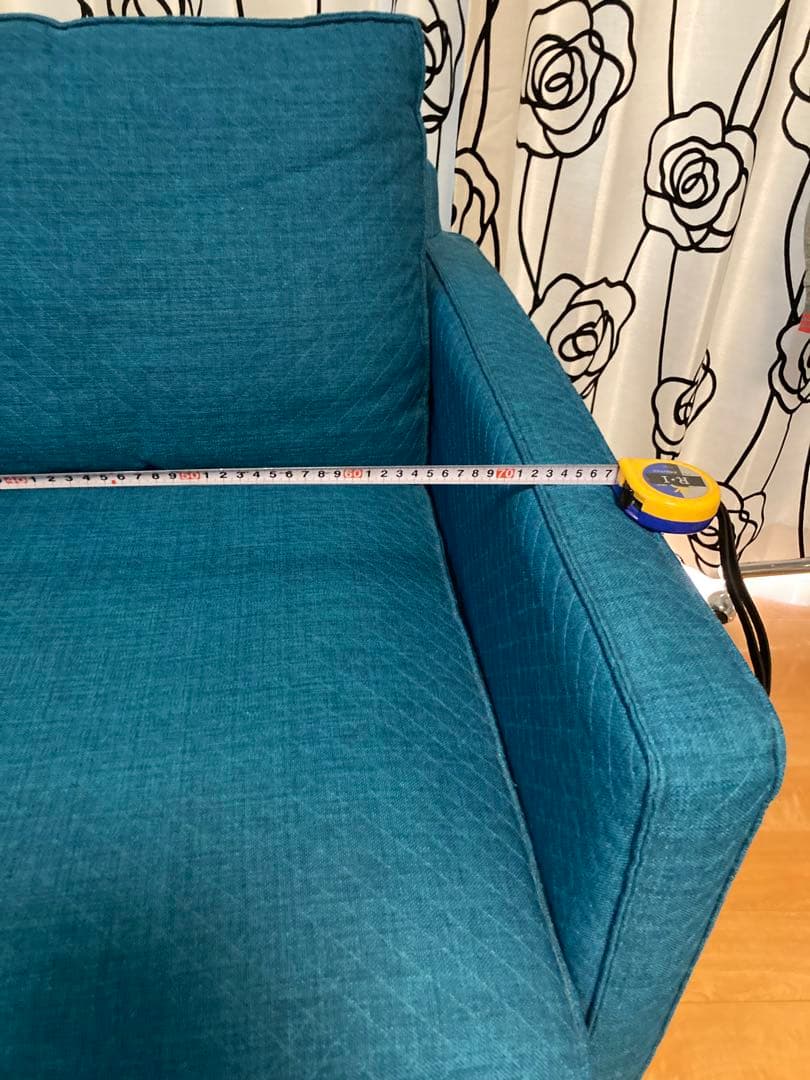 希少　IKEA MELLBY アームチェア60214404 ブルー