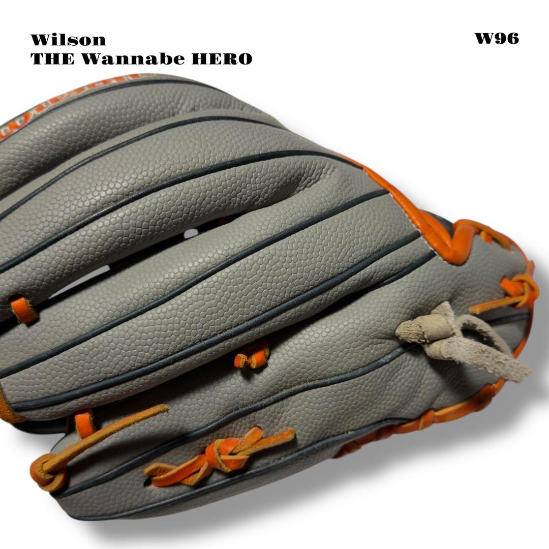 希少品！ Wilson ウィルソン ワナビー 軟式野球 内野手 グローブ グラブ