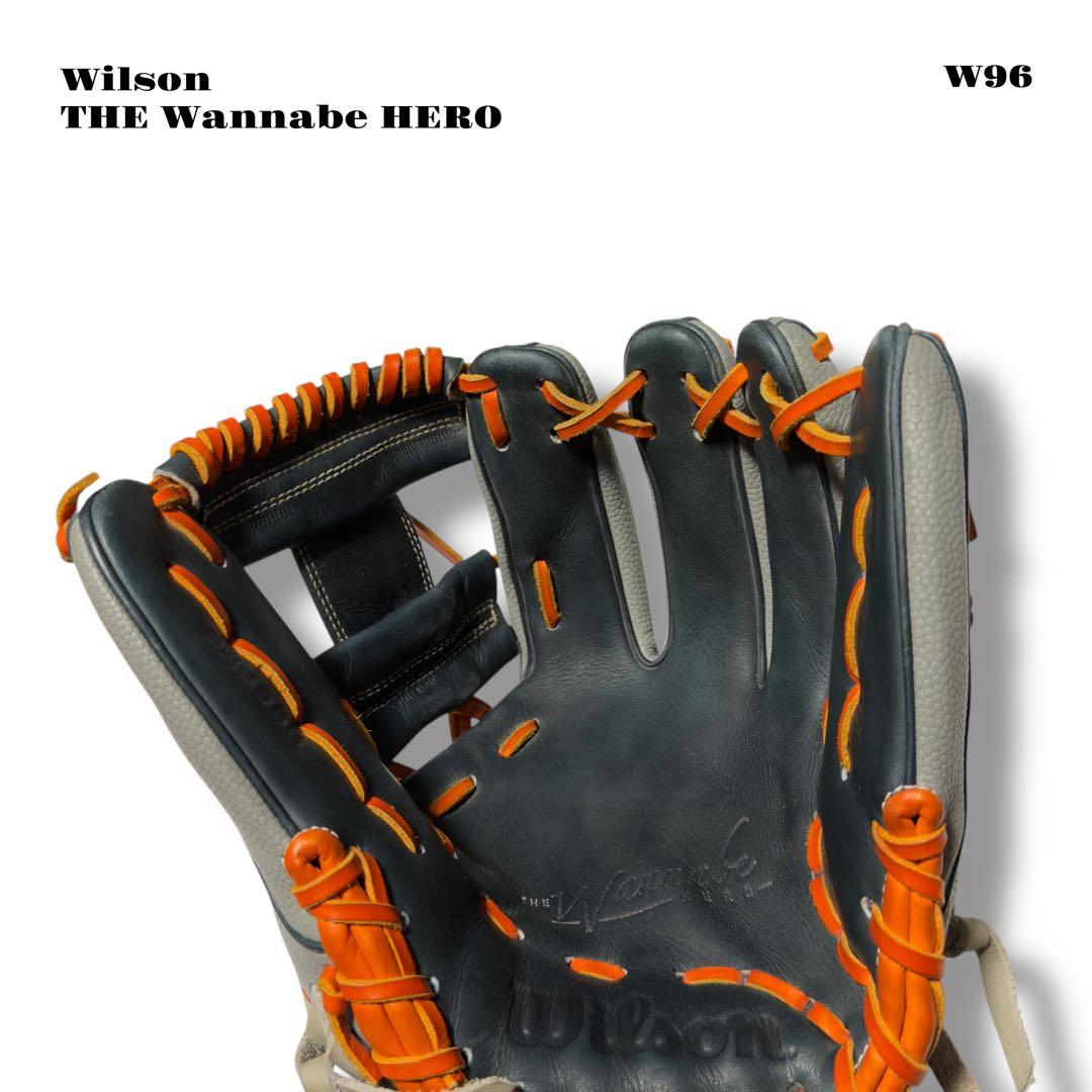 希少品！ Wilson ウィルソン ワナビー 軟式野球 内野手 グローブ グラブ