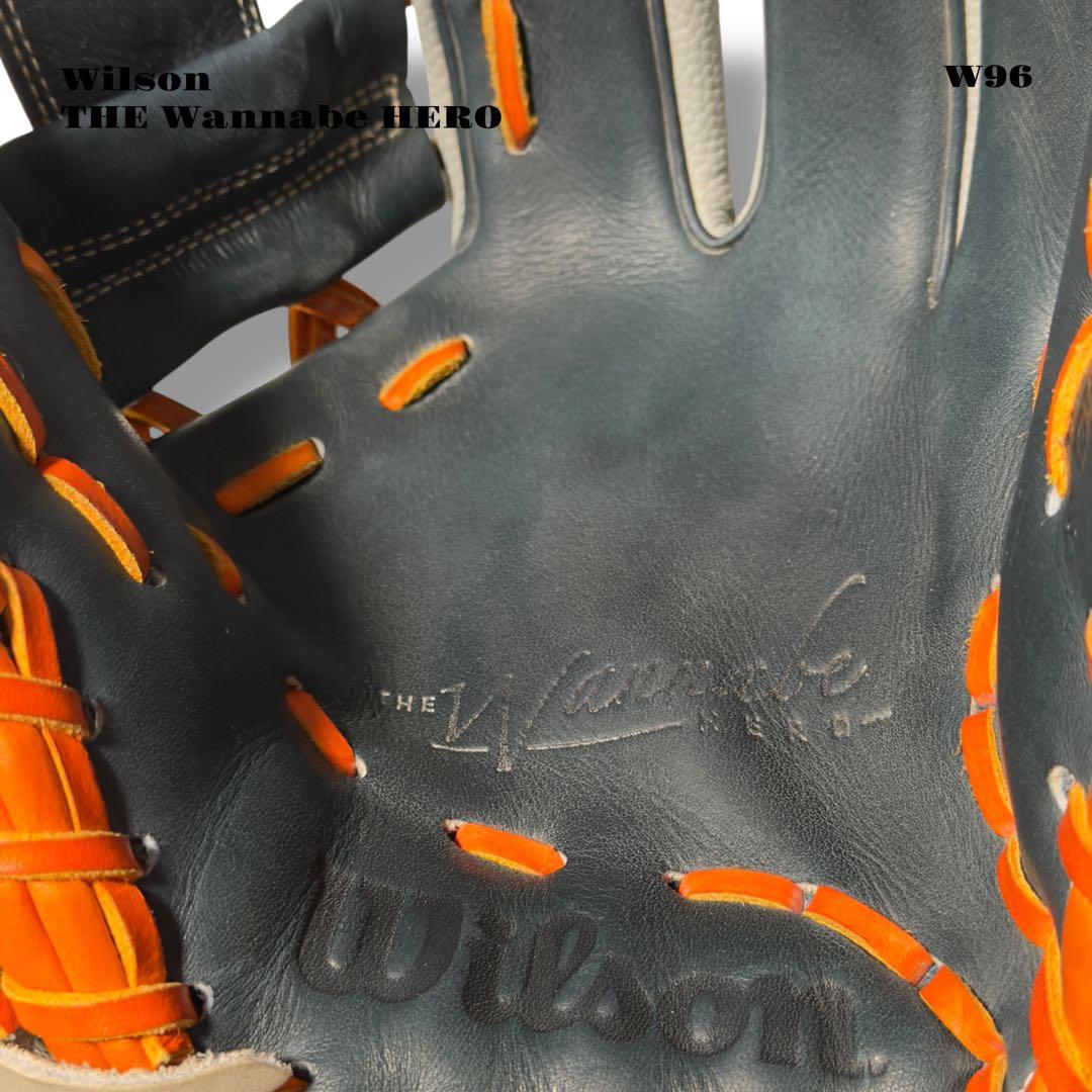 希少品！ Wilson ウィルソン ワナビー 軟式野球 内野手 グローブ グラブ