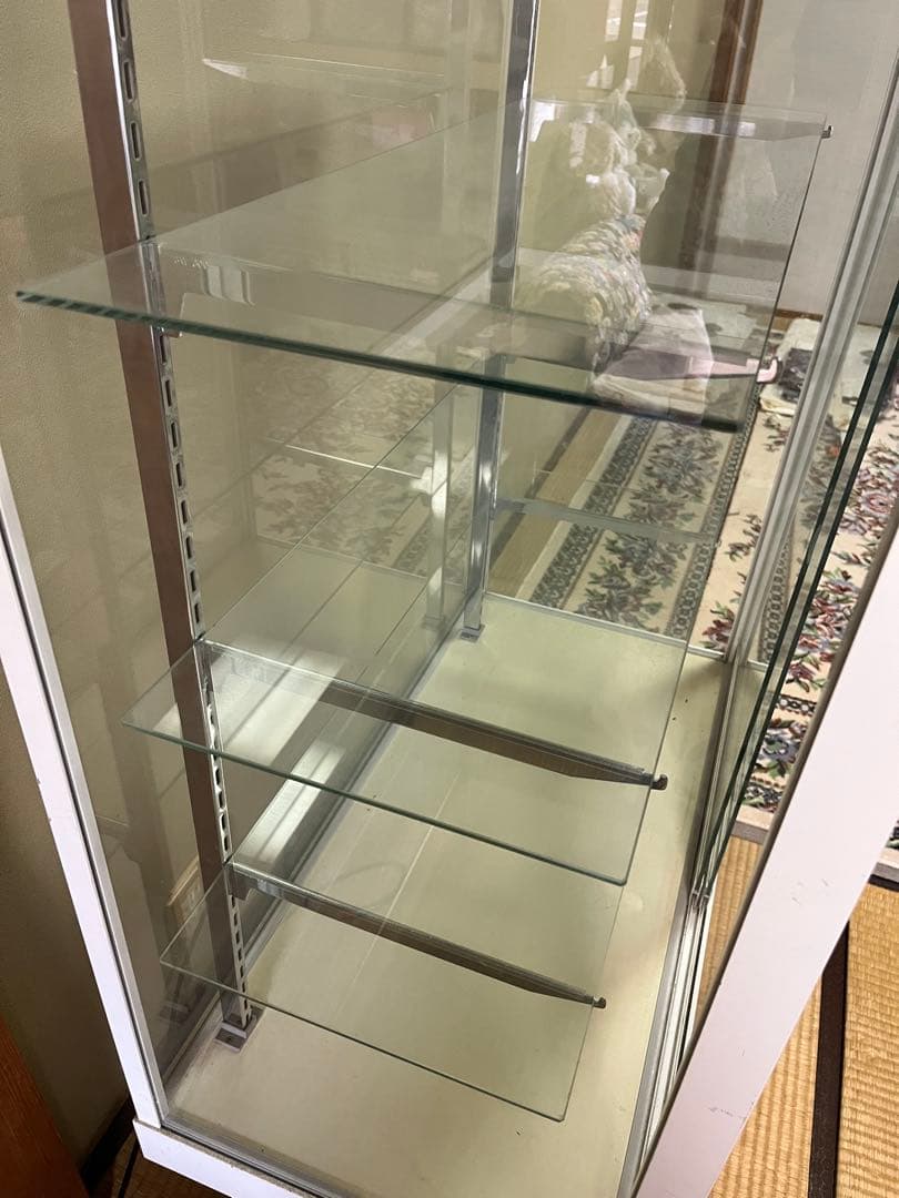 店舗用　ガラスショーケース 120㎝　ガラスケース　キャビネット　什器