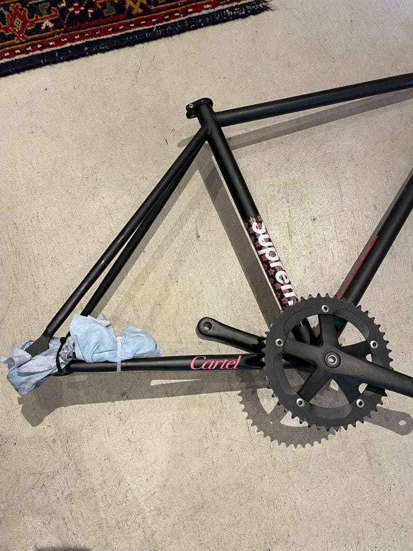 CARTEL BIKES RUE MAT BLACK ピストバイク46size