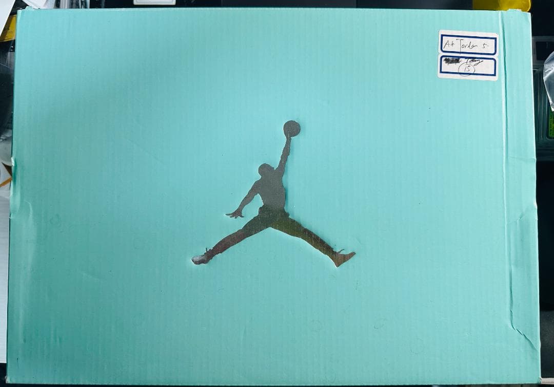 AIR JORDAN 5 ティファニーブルー＆ホワイト NIKEアプリ購入