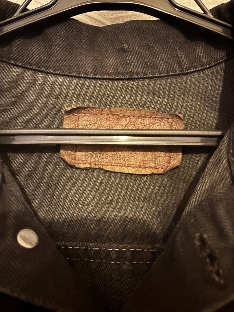 Levi’s 70706 ブラックデニム フェード トラッカー 古着 リーバイス