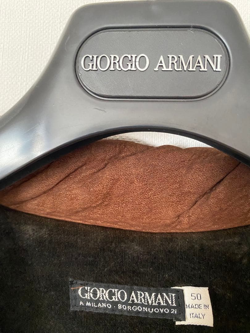 GIORGIO ARMANI ヴィンテージ レザージャケット イタリア製